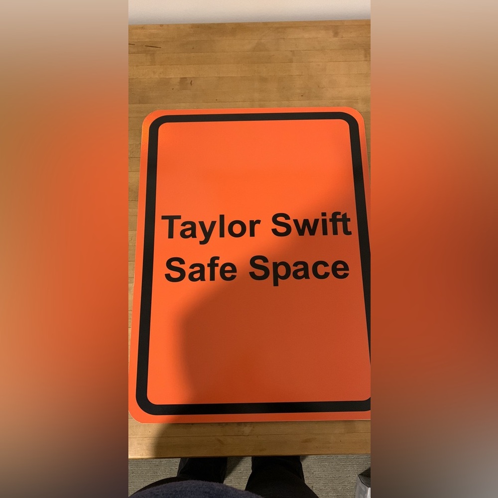 Custom Taylor Swift road sign